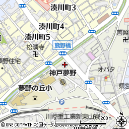 和食さと湊川店周辺の地図