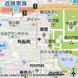 奈良県庁　女性センター周辺の地図