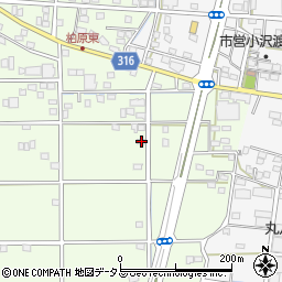 静岡県浜松市中央区篠原町22570周辺の地図