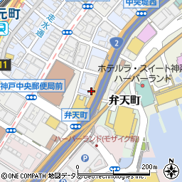 兵庫県神戸市中央区海岸通6丁目周辺の地図