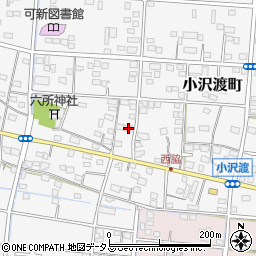 静岡県浜松市中央区小沢渡町982周辺の地図