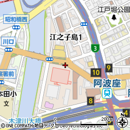 大阪府大阪市西区江之子島周辺の地図