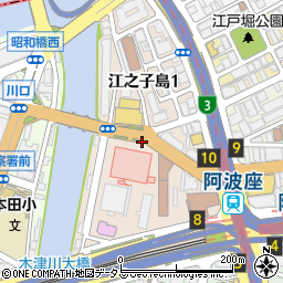 大阪府大阪市西区江之子島周辺の地図