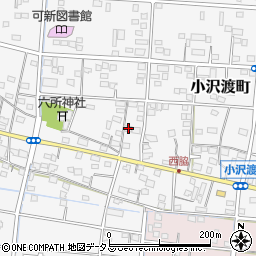 静岡県浜松市中央区小沢渡町983周辺の地図