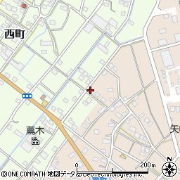 静岡県浜松市中央区東町36周辺の地図