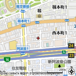 〒550-0005 大阪府大阪市西区西本町の地図