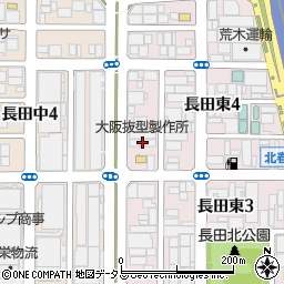 大阪抜型製作所周辺の地図