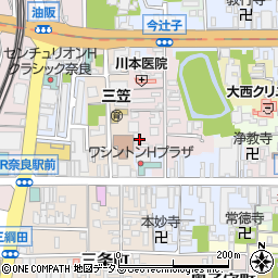 奈良県奈良市今辻子町39周辺の地図