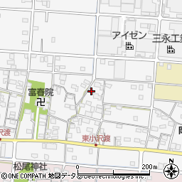 静岡県浜松市中央区小沢渡町446周辺の地図