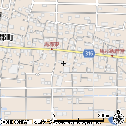静岡県浜松市中央区馬郡町3288周辺の地図