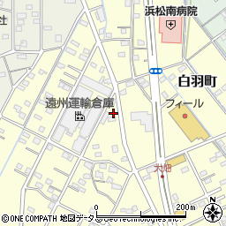 静岡県浜松市中央区白羽町447周辺の地図