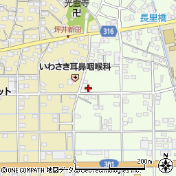 静岡県浜松市中央区篠原町20018周辺の地図