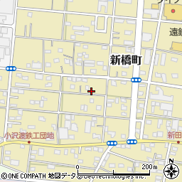 静岡県浜松市中央区新橋町624周辺の地図
