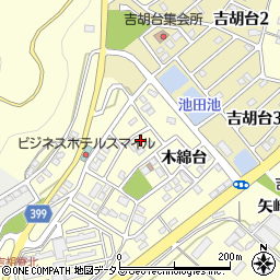 愛知県田原市吉胡町木綿台69周辺の地図