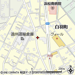 静岡県浜松市中央区白羽町454周辺の地図