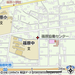 静岡県浜松市中央区篠原町20230周辺の地図