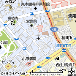兵庫県神戸市兵庫区荒田町2丁目8-3周辺の地図