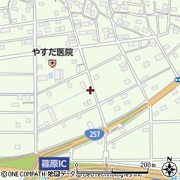 静岡県浜松市中央区篠原町20862周辺の地図