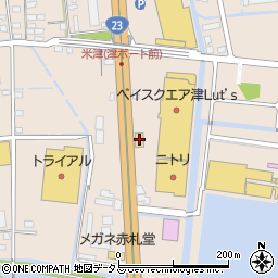 くら寿司津店周辺の地図