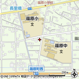 静岡県浜松市中央区篠原町20172周辺の地図