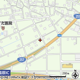 静岡県浜松市中央区篠原町21007周辺の地図