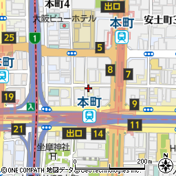 たこ焼き酒場たこ太 御堂筋本町店周辺の地図