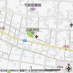 静岡県浜松市中央区小沢渡町1020周辺の地図