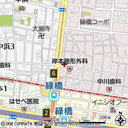 藤江美和商店周辺の地図