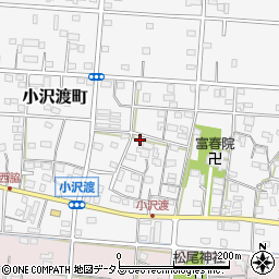 静岡県浜松市中央区小沢渡町514周辺の地図