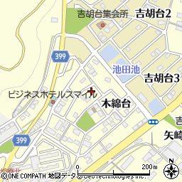 愛知県田原市吉胡町木綿台70周辺の地図