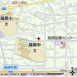 静岡県浜松市中央区篠原町20204周辺の地図