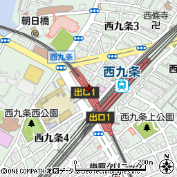 西九条駅 大阪府大阪市此花区 駅 路線図から地図を検索 マピオン