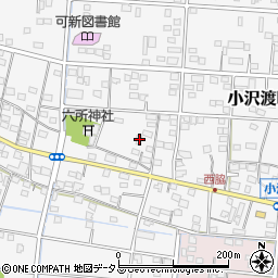 静岡県浜松市中央区小沢渡町1000周辺の地図