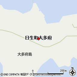 岡山県備前市日生町大多府周辺の地図