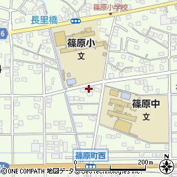 静岡県浜松市中央区篠原町20173周辺の地図