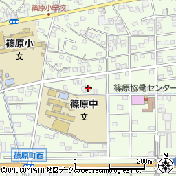 静岡県浜松市中央区篠原町20203周辺の地図
