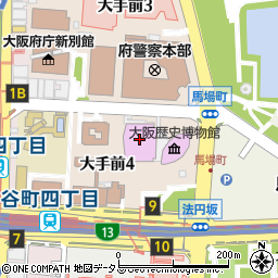株式会社アーチェリープロダクション　ＮＨＫ大阪放送局内事務所周辺の地図