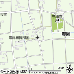 静岡県磐田市豊岡吹上周辺の地図