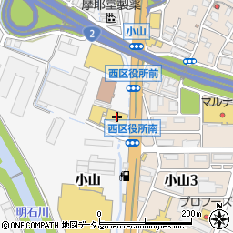 兵庫日産玉津店周辺の地図