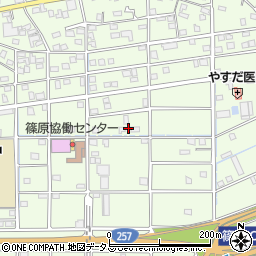 静岡県浜松市中央区篠原町20527周辺の地図