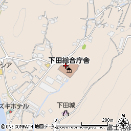 静岡県下田総合庁舎　下田財務事務所納税課周辺の地図