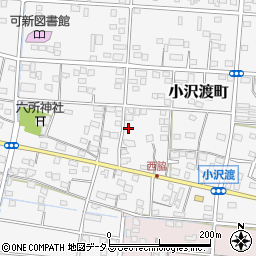静岡県浜松市中央区小沢渡町971周辺の地図