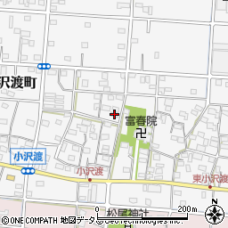 静岡県浜松市中央区小沢渡町495周辺の地図