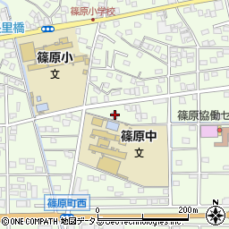 静岡県浜松市中央区篠原町20178周辺の地図