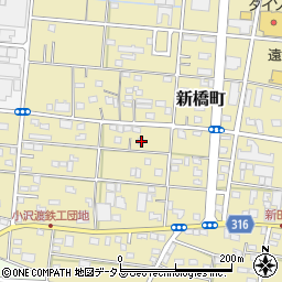 静岡県浜松市中央区新橋町622周辺の地図