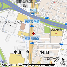 ＦＣフレスカ神戸周辺の地図
