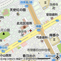 暁明館訪問ヘルプセンター周辺の地図