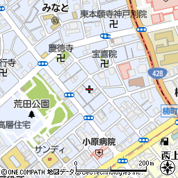 兵庫県神戸市兵庫区荒田町2丁目13-5周辺の地図