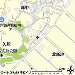 愛知県田原市吉胡町郷中32周辺の地図