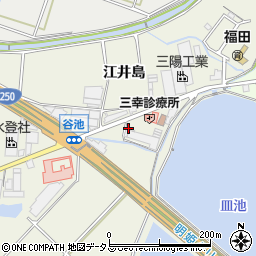 江井島カイヅカ公園周辺の地図